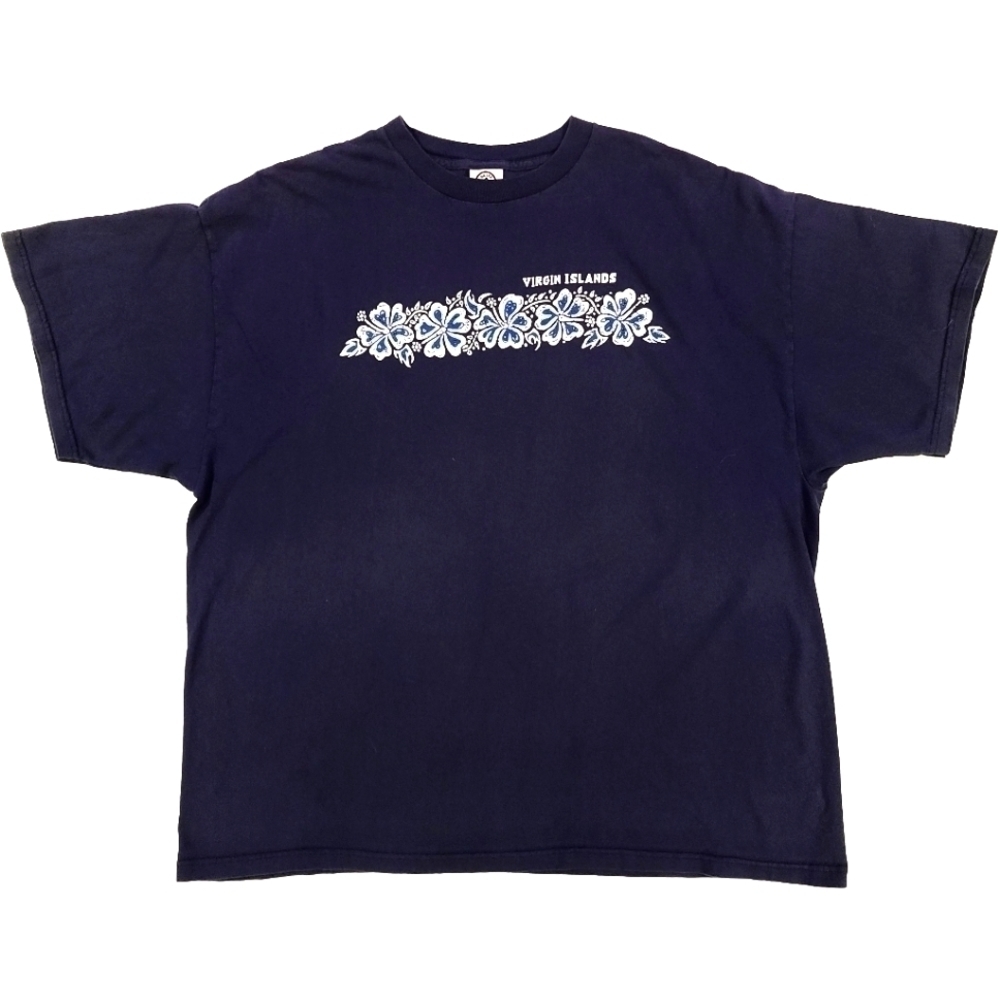 3/$20 Delta Pro Weight Blue Virgin Islands T-shirt